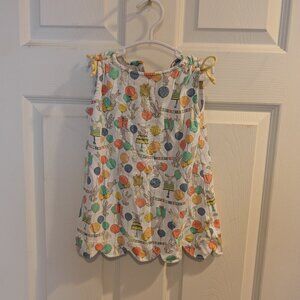 Bella Bliss Happy Birthday Bunny Print Dress Size 3